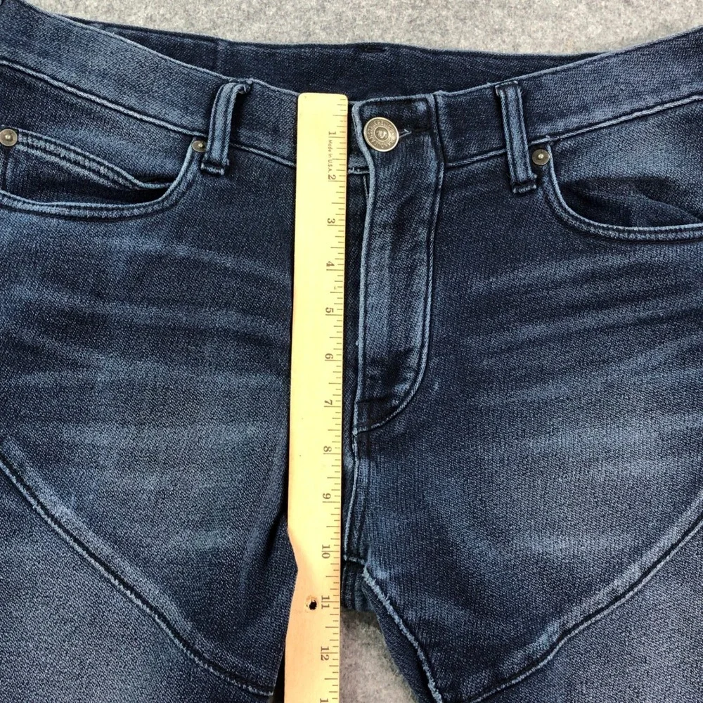 True Religion Mens Jeans 31 (fits 32x34) Rocco Skinny Blue Dark Wash Stretch